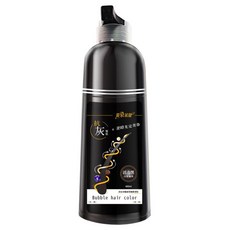 獨染風騷 抗灰髮肽逆時光完美染髮乳 400ml, 活力黑, 1個