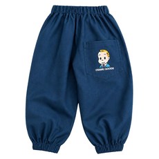 bebehome 兒童天絲棉防曬防蚊褲 寬鬆束口口袋褲