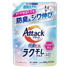 Attack 一匙靈 強效洗衣精補充包 速乾除臭除皺, 810g, 1個