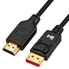 인네트워크 4K UHD 60Hz 지원 DP to HDMI 모니터 영상 변환 케이블 IN-DPHD30, 1개, 3m
