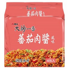 維力 大炒一番 蕃茄肉醬風味 85g, 4包