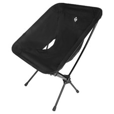 snowline 折疊式 Lasse Chair Plus, 1個, 黑色