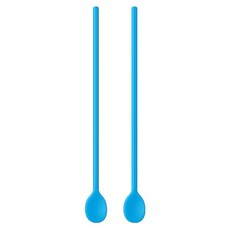 좋은예감 국내산 실리콘 롱스푼, 오션블루, 2개 오션블루, 2개