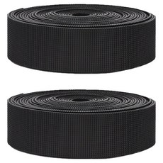 모던모어 넓은 허리 고무밴드 30mm, 검정, 2개