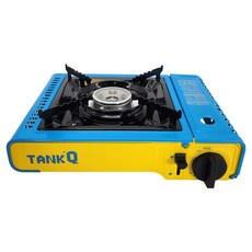 썬터치 탱큐 클래식 휴대용 캠핑용 가스버너 ST-9100, 1개, 옐로우 + 블루