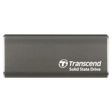 Transcend 創見 ESD265C 500G USB3.1/Type C 雙介面外接SSD行動固態硬碟 TS500GESD265C, 玄鐵灰, 500GB