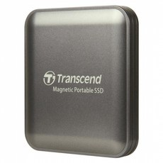 Transcend 創見 ESD420C Type C MagSafe 磁吸外接SSD行動固態硬碟 TS4TESD420C, 玄鐵灰, 4TB