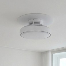 FORLIGHT LED照明 附遙控器 蛋型 BLDC 低噪音 無葉吊扇, 白色