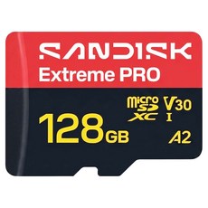 SanDisk 晟碟 Extreme PRO microSD UHS-I 記憶卡 SDSQXCJ-128G-GS6MA, 1個, 128GB