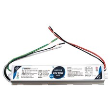 LUMEN LUX 防水 SMPS 24V 60W 薄型 LED 安定器 轉換器 LT60-24V, 1個