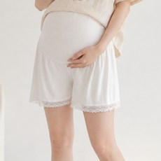 아이캔심플 러블리 레이스 임산부 복부편안 여름 숏팬츠