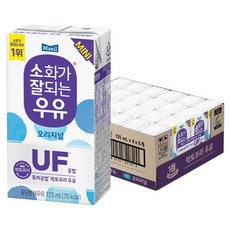 Maeil Milk 無乳糖牛奶 原味迷你裝, 125ml, 24入