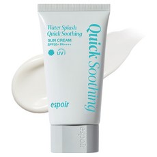 espoir 艾絲珀 水感清爽防曬乳 快速舒緩 SPF50+ PA++++, 1個, 50ml