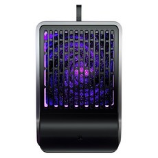 Seekis USB充電式電擊式滅蚊燈 可掛墻智能UV誘蚊 黑色, AVDD