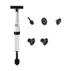 Nivo 管道疏通器 馬桶疏通器 附5個頭, 白色