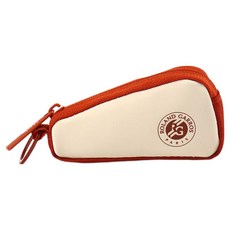 Wilson 2026 Roland Garros 鑰匙圈包 WR8053201001, 奶油白 + 泥土色 + 綠色, 1個