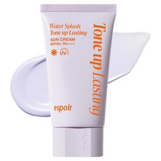espoir 艾絲珀 水感防曬霜 提亮持久 SPF50+ PA++++, 1個, 50ml