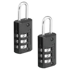 Master Lock 可變更密碼 旅行行李箱迷你款密碼鎖 646T, 2個