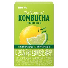 EDIYA COFFEE The Original 康普茶益生菌檸檬萊姆, 5g, 1個, 20入