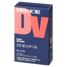 COFFEE WORKS 口袋冷萃女神, 1個, 10入, 20ml