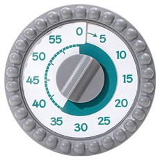Modernova 冰箱磁吸支架 烹飪閱讀 60分鐘計時器 灰色 BRP3035, 1個