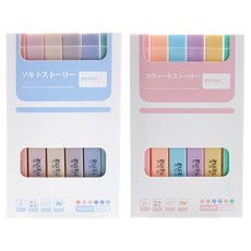 ZUIXUA 最炫 多用途底線螢光筆 12色組 6W0291, 1套, 混合色