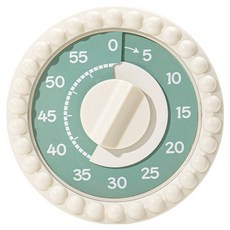Modenova 冰箱磁吸立式烹飪閱讀60分鐘計時器 奶油色 BRP3035, 1個