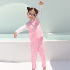 베베쥬 넘버 스타 래쉬가드 상하복 세트