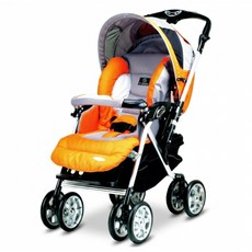 Capella 705系列 AG健康科技的極致嬰兒手推車, 亮橘