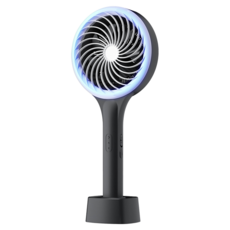 Luxi 立式手持旋風吸蚊拍二合一/USB充電式捕蚊拍 + 捕蚊燈, 黑色