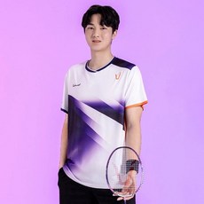 Technist 男款羽球比賽服運動短袖T恤 TNT66012