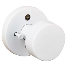 Angel Metal 韓國製造 房門浴室用按鈕式門把 BBL-301, 白色, 1個