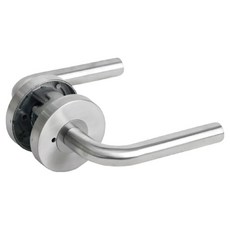 Angel Metal 不鏽鋼SS拉桿式房門浴室按鈕式木門用門把 ACL-1966, 銀色, 1個