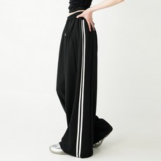 Cotton Closet 女款 短版/長版 側邊運動寬版氣球運動褲