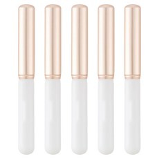 JOW BUY 蕉蕉購物 高級便攜迷你圓頭唇刷, 5個, 粉色