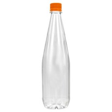 mir 耐壓蓋透明PET飲料空瓶 Hori 柳橙, 65個, 750ml