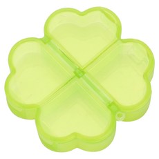 JOW BUY 蕉蕉購物 四葉草迷你收納藥盒, 1個