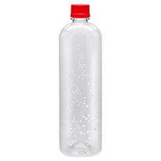mir 耐壓蓋透明PET飲料空瓶 Arch 紅色, 44個, 1L