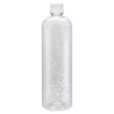 mir 耐壓蓋 透明PET飲料空瓶 拱形白色, 44個, 1L