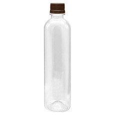 mir 耐壓蓋透明PET飲料空瓶 弧形棕色, 100個, 500ml