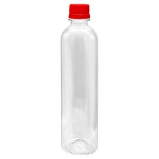 mir 耐壓蓋透明PET飲料空瓶 Arch 紅色, 100個, 500ml