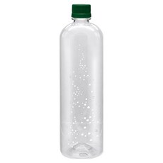 mir 耐壓蓋透明PET飲料空瓶 拱形綠色, 44個, 1L