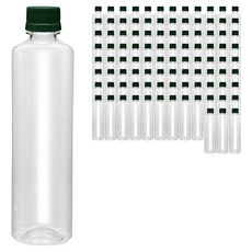 mir 耐壓蓋透明PET飲料空瓶 直筒型 綠色, 100個, 500ml