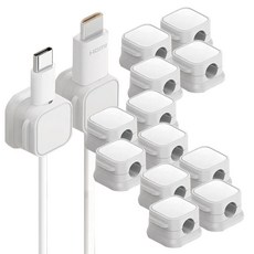 辛普利夫 磁吸電線收納夾, 12個, 單一顏色