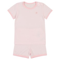 Happyland 嬰幼兒 Poin 短袖內衣上下套裝