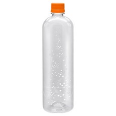 mir 耐壓蓋透明PET飲料空瓶 拱形 柳橙, 44個, 1L