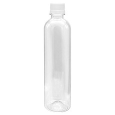 mir 耐壓蓋 透明PET飲料空瓶 弧形白色, 100個, 500ml