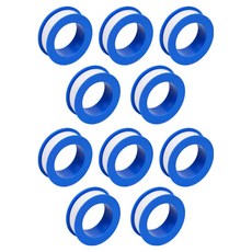 모던모어 테프론 누수 방지 배관용 테이프 12mm x 10m, 10개