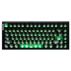 ATK 艾泰克 Rapid Trigger 8K 有線無數字鍵盤 Ice Blade軸, 黑色, RS7 Air, 磁軸(磁鐵軸)