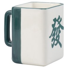 JOW BUY 蕉蕉購物 創意麻將造型好運馬克杯, 發, 1個
